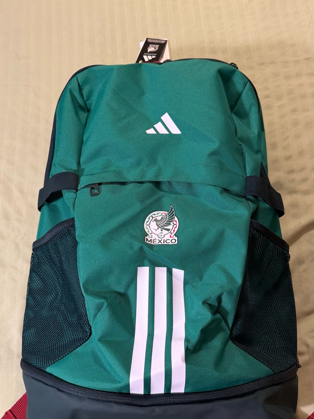 FIFA World Cup 2026 adidas Green and White Mexico Logo Men's Backpack